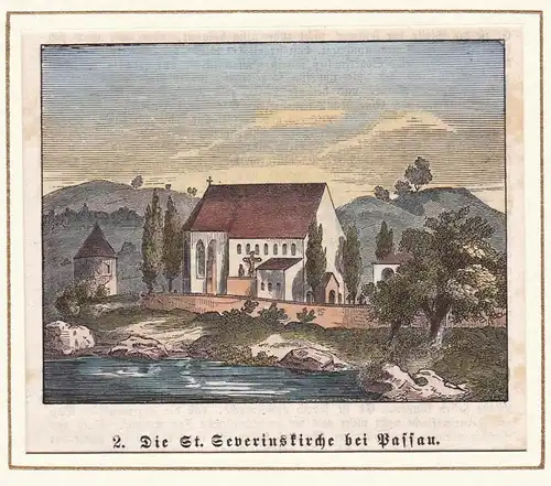 Die St. Severinskirche bei Passau - Kirche St. Severin Passau / Bayern