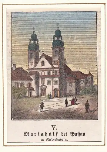 Mariahülf bei Passau in Niederbayern - Wallfahrtskirche Mariahilf Passau / Bayern