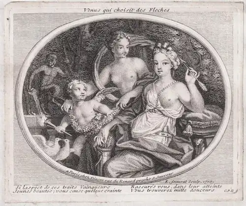 Venus qui choisit des Fleches - Mythologie mythology