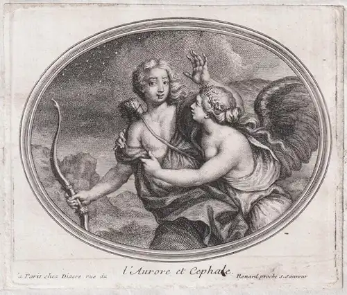 L'Aurore et Cephale - Aurora und Cephalus  / Mythologie mythology