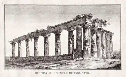 Ruines d'un temple de Corinthe - Temple of Apollo Korinth Ancient Corinth / Greece Griechenland / architecture
