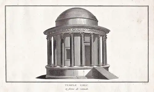 Temple grec en forme de rotonde - Greek temple Tempel / Greece Griechenland / architecture Architektur