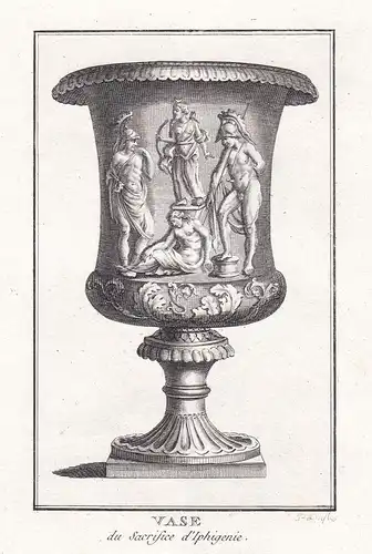 Vase du Sacrifice d'Iphigenie - Iphigenie Vase Iphigenia / antiquity Altertum Antike / Mythologie mythology