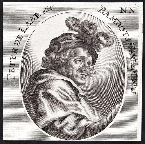 Peter de Laar - Pieter van Laer (1599-1642) Dutch Kupferstecher engraver painter Maler Barock Baroque Portrait