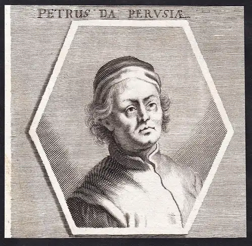 Petrus da Perusia - Pietro Perugino (1446-1523) Italian Renaissance painter Maler Portrait