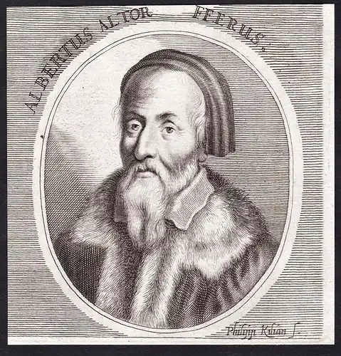 Albertus Altorfferus - Albrecht Altdorfer (1480-1538) Maler painter Kupferstecher engraver Regensburg Portrait