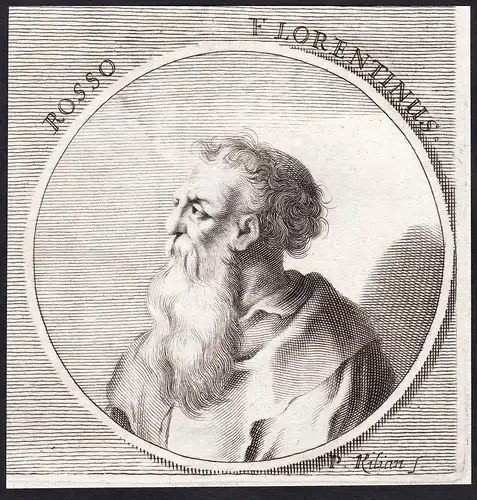 Rosso von Florenz - Rosso Fiorentino (1495-1540) Italian painter Mannerism Mannierismus Maler Portrait
