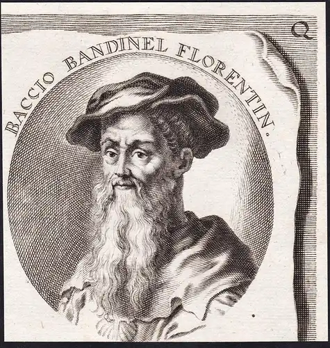 Baccio Bandinel - Bacio Bandinelli (1493-1560) Italian sculptor Bildhauer Portrait