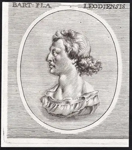 Bart. Fla. Leodiensis - Bertholet Flemalle (1614-1675) Liege Maler painter Barock Baroque Portrait