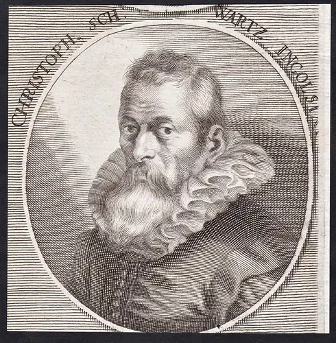 Christoph. Schwartz. Ingolstat - Christoph Schwartz (1548-1592) Maler painter Hofmaler in München Munich Portr