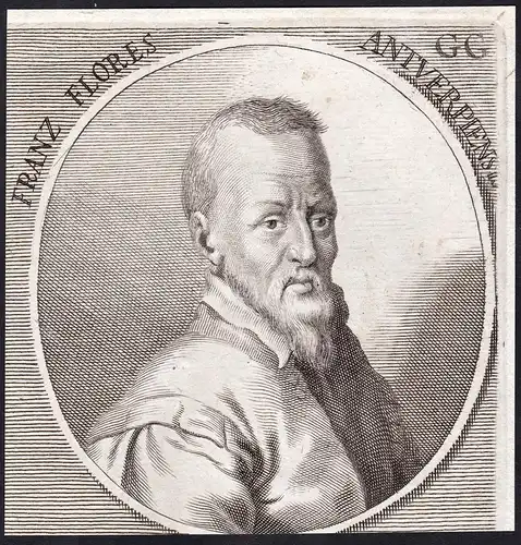 Franz Flores. Antverpiensis - Frans Floris (1517-1570) Maler Flemish painter Renaissance Portrait