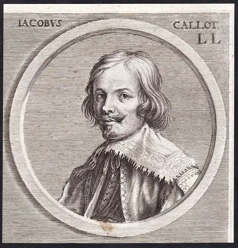 Iacobus Callot - Jacques Callot (1592-1635) engraver draughtsman Kupferstecher Zeichner Portrait