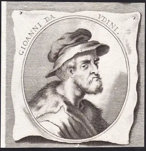 Giovanni da Udini - Giovanni da Udine (1487-1561) Italian painter architect Maler Architekt Portrait