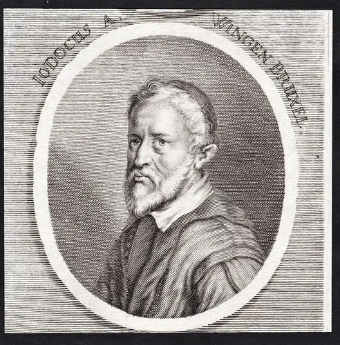 Iodocus Wingen - Joos van Winghe (1542-1603) Flemish painter Maler Portrait