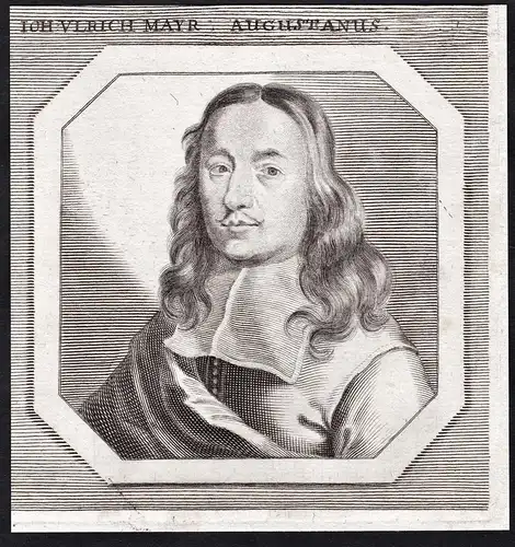 Ioh Ulrich Mayr - Johann Ulrich Mayr (1630-1704) Maler painter Barock Baroque Portrait