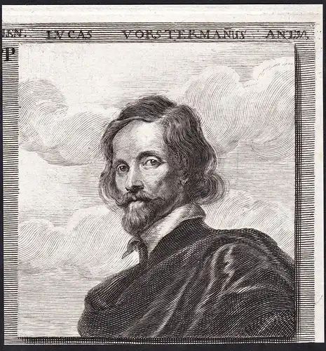 Lucas Vorstermanus - Lucas Vorsterman (1595-1675) Dutch engraver Kupferstecher Portrait