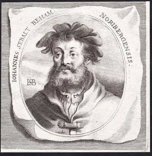 Iohannes Sebalt Beham - Hans Sebald Beham (1500-1550) Kupferstecher engraver painter Maler Portrait