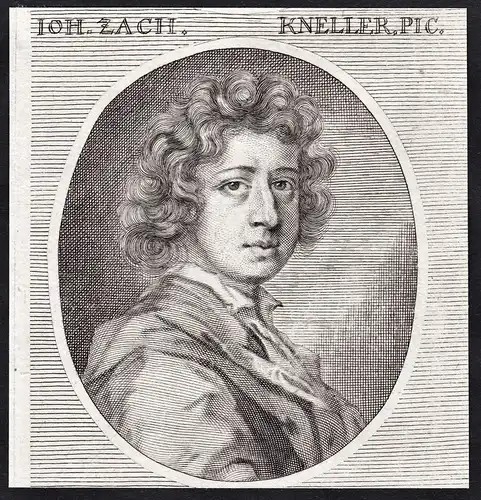 Ioh. Zach. Kneller - Johann Zacharias Kneller (1642-1723) Maler painter Barock Baroque Portrait