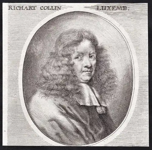 Richart Collin - Richard Collin (1626-1698) Kupferstecher engraver Barock Baroque Portrait