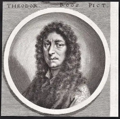 Theodor Roos - Theodor Roos (1638-1698) Maler painter Historienmaler Barock Baroque  Portrait