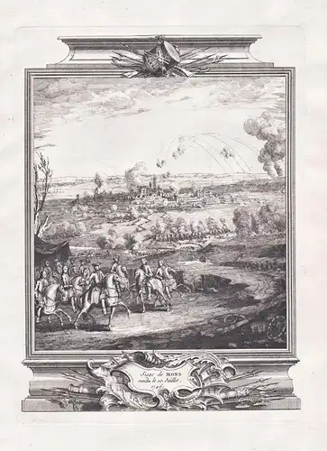 Siege de Mons rendu le 10. Juillet 1746 - Mons Bergen / Hennegau Hainaut / Belgium / Belgique / Belgien / Belg
