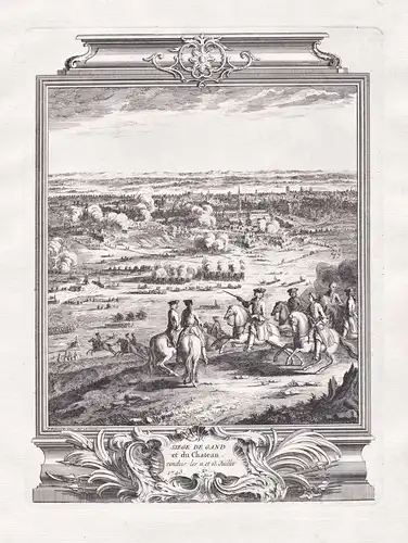 Siege de Gand et du Chateau rendus les 11. et 15. Juillet 1745 - Gent / Belgium / Belgique / Belgien / Belge