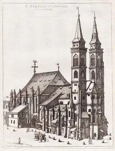 S. Sebalds-Pfarrkirch in Nürnberg - Nürnberg Nuremberg / Sebalduskirche St. Sebald Kirche