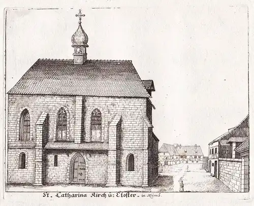 St. Catharina Kirch u. Kloster in Nürnberg - Nürnberg Nuremberg / Katharinenkloster Frauenkloster Dominikaner