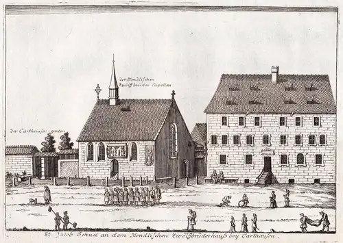 St. Jacob Schuel an dem Mendlischen Zwölfbruderhaus bey Carthausen - Nürnberg Nuremberg / Mendelsches Zwölfbrü