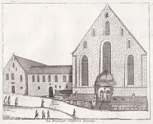 Des Prediger Closters Kirche - Nürnberg Nuremberg / Dominikanerkloster Dominikaner Kloster Kirche