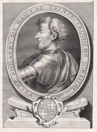 Frere Philbert de Naillac - Philibert de Naillac (c. 1340-1421) / Grand Master of the Knights Hospitaller / Or
