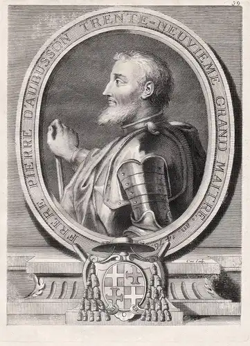 Frere Pierre d'Aubusson - Pierre d'Aubusson (1423-1503) / Grand Master of the Knights Hospitaller / Order of S
