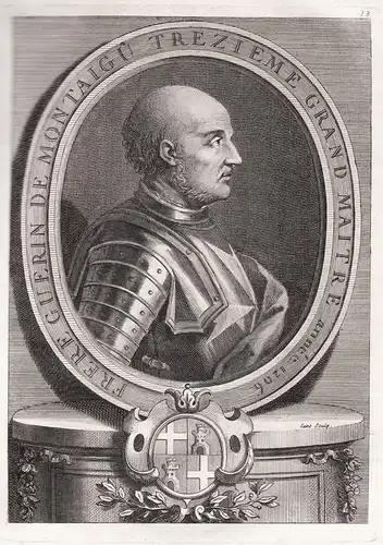 Frere Guerin de Montaigu - Guerin de Montaigu ( -1228) / Grand Master of the Knights Hospitaller / Order of St