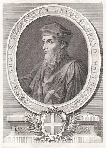 Frere Auger de Balben Second Grand Maitre - Auger de Balben ( - c. 1163) / Grand Master of the Knights Hospita