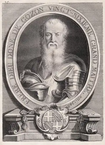 Frere Dieu Done de Gozon - Dieudonne de Gozon ( -1353) / Grand Master of the Knights Hospitaller / Order of St