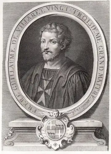 Frere Guillaume de Villaret - Guillaume de Villaret (c. 1235-1305) / Grand Master of the Knights Hospitaller /