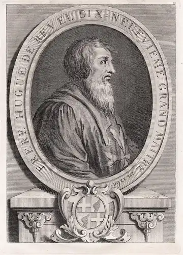 Frere Hugue de Revel - Hugues de Revel ( - 1277) / Grand Master of the Knights Hospitaller / Order of St. John