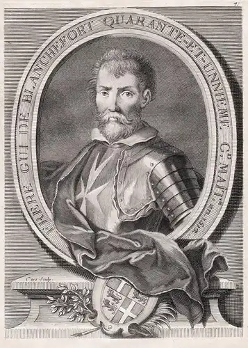 Frere Gui de Blanchefort - Guy de Blanchefort (1446-1513) / Grand Master of the Knights Hospitaller / Order of