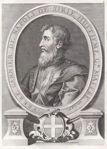 Frere Garnier de Napoli de Sirie - Garnier de Nablus (1147-1192) / Grand Master of the Knights Hospitaller / O