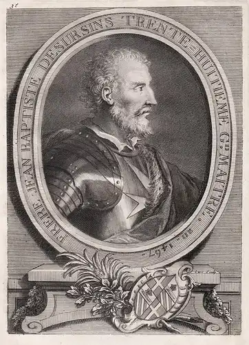 Frere Jean Baptiste Desursins - Giovanni Battista Orsini ( -1476) / Grand Master of the Knights Hospitaller /