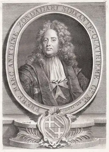 Frere Marc Antoine Zondadari - Marc Antonio Zondadari (1658-1722) / Grand Master of the Knights Hospitaller /