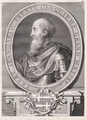 Frere Jean Lastic - Jean de Lastic ( -1454) / Grand Master of the Knights Hospitaller / Order of St. John of J