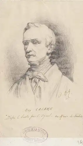 Alex Calame - Alexandre Calame (1810-1864) Portrait