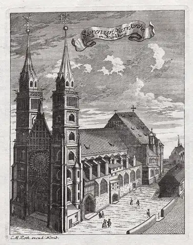St. Lorenzer Pfarrkirche in Nürnberg - Nürnberg Lorenzkirche St. Lorenz Kirche