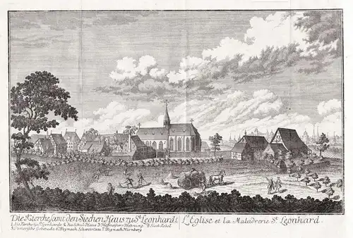 Die Kirche samt den Siechen Haus zu St. Leonhardt - Nürnberg St. Leonhard