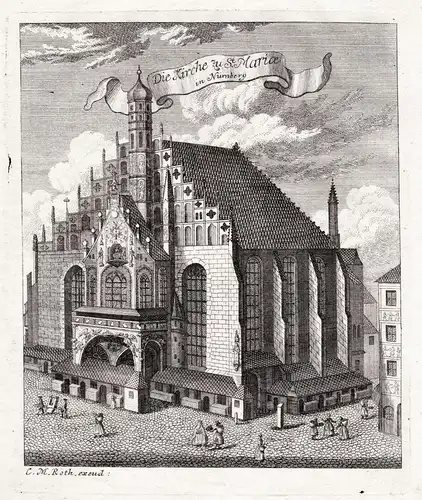 Die Kirche zu St. Mariae in Nürnberg - Nürnberg Frauenkirche Hauptmarkt