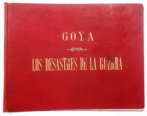 Los desastres de la Guerra - Book cover Einband / Titelblatt title page