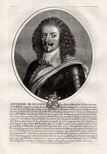 Anthoine de Gramont - Antoine III de Gramont (1604-1678) Navarra Bearn Bayonne Alerheim Portrait