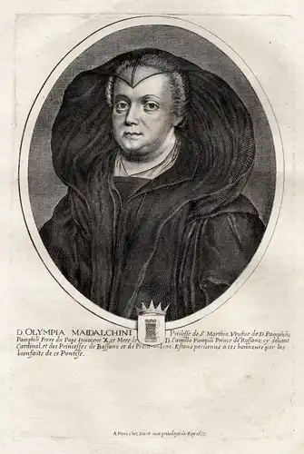 D. Olympia Maidalchini, Princesse de S. Mathin... - Olimpia Maidalchini (1591-1657) San Martino al Cimino Alvi