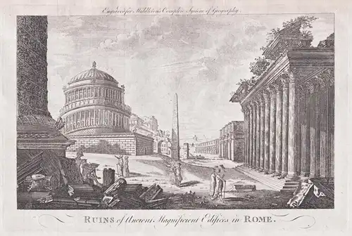 Ruins of Ancient magnificient Edifices in Rome - Rom Rome Roma / Italien Italia Italy